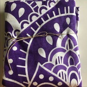 Purple & White tapestry from the Bohemian Shop.